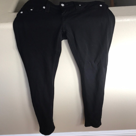True Religion Black Leggings - Picture 1 of 7